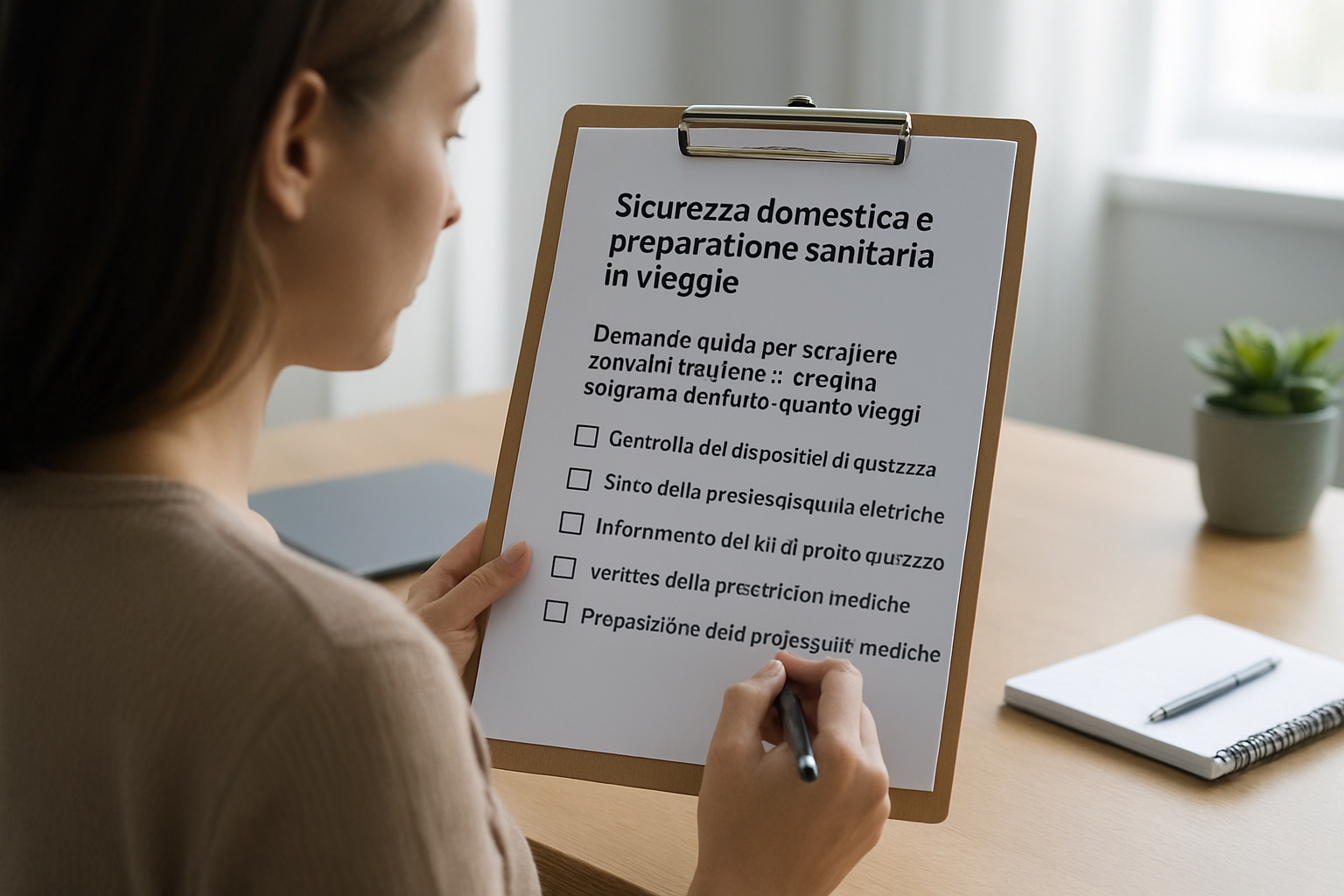 Domande guida per scegliere cosa controllare tra casa ed esigenze sanitarie quando viaggi